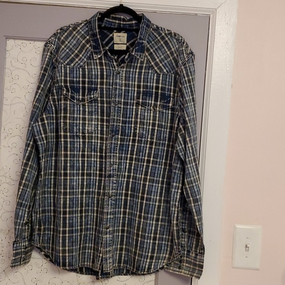 Gap men  long  sleevs shirt sz Xl - Picture 2 of 11